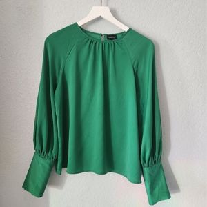 Green blouse